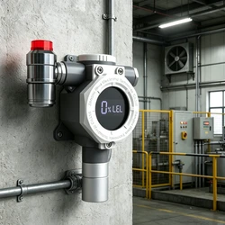 Intelligenter Punktgasdetektor mit integriertem Alarmsystem
