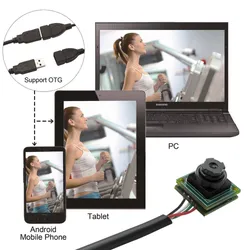 1080P Telecamera Micro USB Module12X12mm Telecamera di Sicurezza Mini USB con Microfono