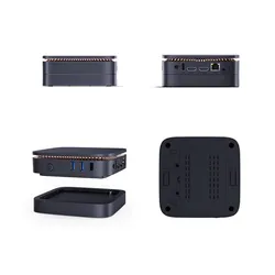 Mini Desktop Computador PC de Alta Qualidade com Processador Intel Celeron Quad Core e Quatro Threads com Cache