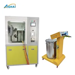 Máquina de Pulverização Eletrostática de Pó, Pequeno Ambiente de Pulverização de Pó, Cabine de Revestimento a Pó