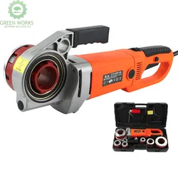 Máquina de Rosquear Tubos de Polegadas Compacta 1/2 2 para Manuseio e Portabilidade Fáceis