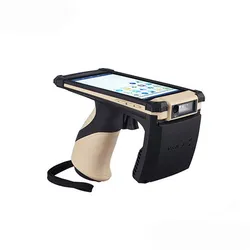 เครื่องเก็บรวบรวมข้อมูลประสิทธิภาพสูง WiFi Android เครื่องอ่าน RFID UHF แบบมือถือ