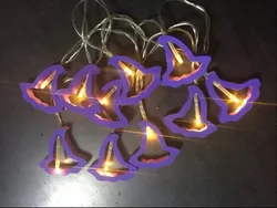 Halloween dekorierte LED Lichterkette
