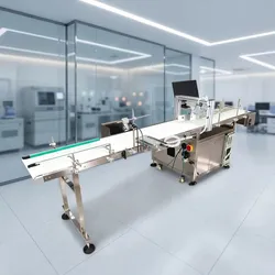 Automatisches QR-Code-Inspektionssystem mit Ablehnung und Abzweiger für Flaschenetiketten 2D Codescanner-Sorter All-in-One-Maschine Fehlender Code Auto-Ablehnung Abzweigung Un