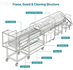 Dual-Channel-Schalen-Typ Obst- und Gemüse-Sortiermaschine