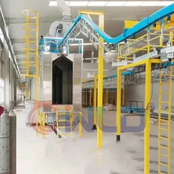 Linea di verniciatura a polvere automatica