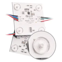 Mô-đun đăng nhập LED nhiều màu RGB có công suất cao, nhiều màu Đèn trần quảng cáo Quảng cáo hộp