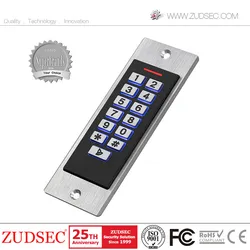Controle de Acesso com Cartão IC/ID RFID, Teclado à Prova d'Água para Sistema de Controle de Acesso