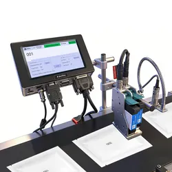 Faith Online-Tintenstrahldrucker für Kartonpapierbox-Etiketten, Barcodes, QR-Codes und den variablen Datendruck