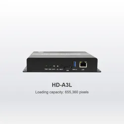 Tela de LED Full Color Huidu HD-A3l Caixa de Controle de Modelo Duplo
