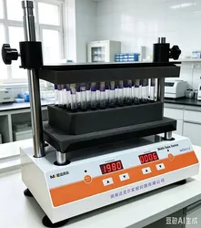 500 ~ 2500 เครื่องผสมแบบหมุนหลายท่อที่ปรับความเร็วได้สำหรับการใช้งานในห้องปฏิบัติการ