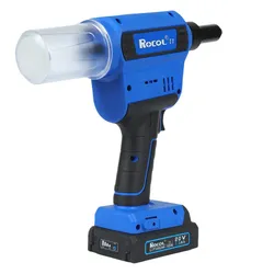 Furadeira de Rebites de Grau Industrial Rl-T1 Ferramenta de Rebitagem Manual Totalmente Automática com Bateria de Lítio Carregamento Rápido 2.4-6.4mm