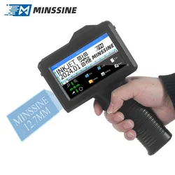 Stampante a getto portatile curvata a mano per uso domestico e macchina per codifica artigianale