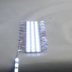 3 LED 5730 SMD 12V 1.5W Modul LED Injeksi untuk Pencahayaan Kotak Iklan