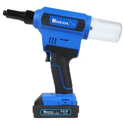 Furadeira de Rebites de Grau Industrial Rl-T1 Ferramenta de Rebitagem Manual Totalmente Automática com Bateria de Lítio Carregamento Rápido 2.4-6.4mm