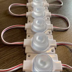 Módulo de Luz LED SMD Injetado Ultra Brilhante 2 Watt 12V 3030 para Caixa de Sinalização de Duplo Lado