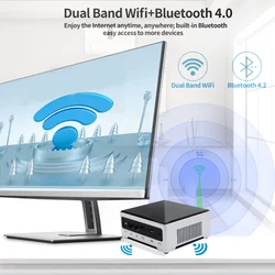 ฮิสทู ผลิตภัณฑ์ระเบิด เกมมิ่ง มินิ ออฟฟิศ พีซี RJ45 แลน DDR4 คอมพิวเตอร์ เดสก์ท็อป