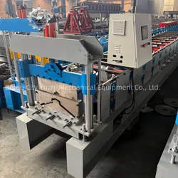 Profiliermaschine für Metallfirstkappen, automatische Kaltprofilieranlage für Metallfirstziegel