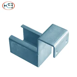 Soporte de metal para sistema de rieles y estanterías