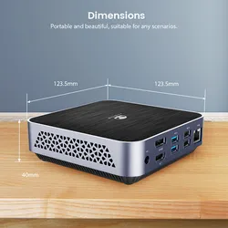 Heißer Verkauf Mini-PC Intel Hochleistungs kompakte Größe Mini-Computer