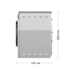 10 Kg Frontlader Waschmaschine mit Invertermotor