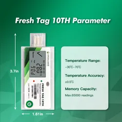 Kühlgutversandcontainer USB Temperatur- und Feuchtigkeitsdatenlogger