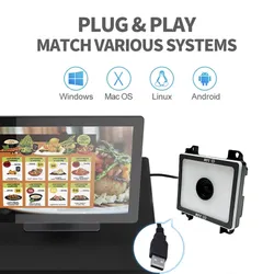 임베디드 NFC 리더 HD 2D QR 코드 바코드 스캐너