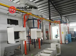 อุปกรณ์เคลือบผงพร้อมหน้าจอสัมผัส HMI สำหรับการควบคุมกระบวนการที่เข้าใจง่าย