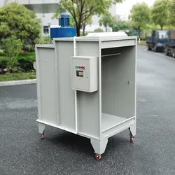 Kleine manuelle Pulverbeschichtungsanlage mit Filtersystem zur Rückgewinnung