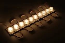 Módulo de LED SMD de Alta Brilho 3030 para Caixa de Luz de Publicidade Externa de Duplo Lado