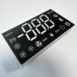 Anpassbares Mehrfarbiges 3-Digit LED-Display zur Temperaturregelung