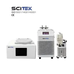 Sistema Automatizado de Extração de Ácidos Nucleicos SCITEK Lab 1-32 amostras tela sensível ao toque capacitiva