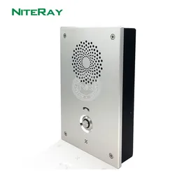 Campanello intercomunicante VoIP con telecomando in acciaio inossidabile / Blocco di controllo IP con adattatore supporto Poe