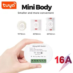 SLS Tuya WiFi 16A Mini Smart Light Switch Modul Relais Switch-Modul