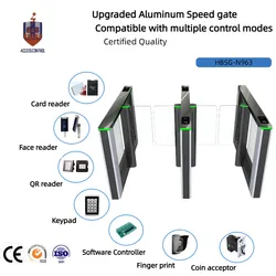 Automatische Geschwindigkeits-Schranke mit biometrischem Zugangskontrollsystem
