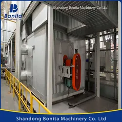 Línea de producción de recubrimiento en polvo por pulverización electrostática metálica con máquina de impresión de patrones