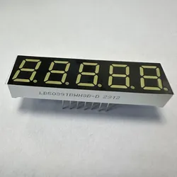 Gemeinsame Kathode 5-Digit Blaue 7-Segment LED-Anzeigemodul