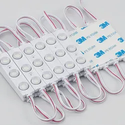 1.32W 12V DC LEDモジュール SMD2835 IP65 防水LEDモジュール 3000K 暖白色 広告用ライトボックス チャンネルレターサイン 防水LEDモジュール