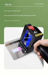 Máy in phun cầm tay dùng trong sản xuất thương mại, in ngày sản xuất, mã vạch và mã QR