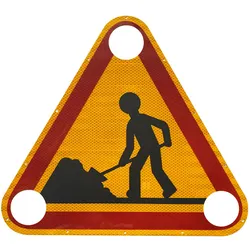 Biển báo cảnh báo giao thông hình tam giác tùy chỉnh