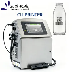 Máquina de Impressão por Jato de Tinta Cij de Alta Resolução para Impressão de Data, Número de Lote e Código de Barras