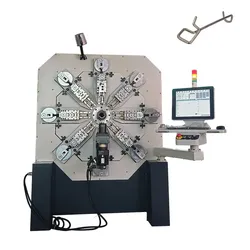 Máquina de formación de resortes de compresión, extensión y torsión sin camisas CNC automática, máquina de formación de alambre