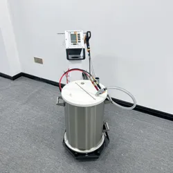 Máquina de Pintura Eletrostática com Painel de Controle Digital e Funil de Aço Inoxidável