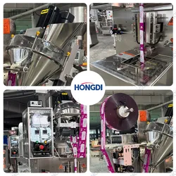 Máquina de Embalagem Vertical Automática Vffs para Embalagem de Pó de Leite, Pó de Café, Pó de Proteína, Farinha e Pó de Especiarias