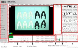Intelligente Schuhoberfläche Ai fluoreszierende Tintenlinien-Druckmaschine für Schuhmusterlinienherstellung