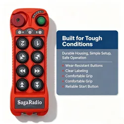 Controllo Remoto Industriale Wireless Impermeabile Q800 - 256 Canali