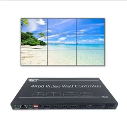 Bitvisus 4K HDMI-Videowandprozessor 3X3 Controller mit Rotationsfunktion