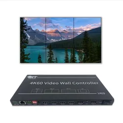 Bitvisus 4K HDMI-Videowandprozessor 3X3 Controller mit Rotationsfunktion