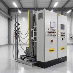 Hệ thống sơn tĩnh điện tự động có thể tùy chỉnh cho các linh kiện thép