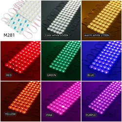 مبيعات ساخنة وحدة LED 1.2W 12V تيار مستمر 5LEDs SMD5630 IP65 وحدات LED مقاومة للماء للإضاءة لصناديق الإعلانات